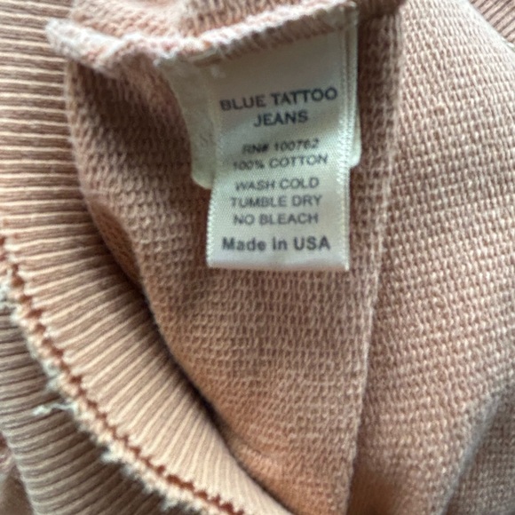 Vintage "Blue Tattoo" Zip up hoodie Size Med - Picture 5 of 6